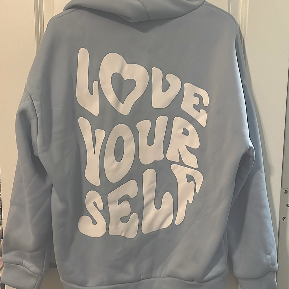 Baby blue sweatshirt